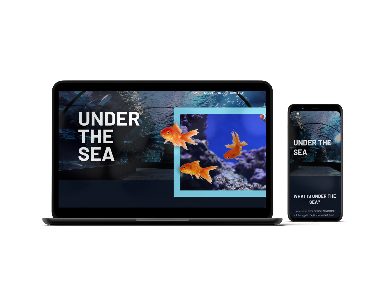 Screenshoot of Under the Sea Project